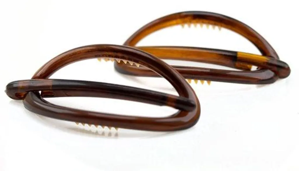Boucles d'oreilles ovales libellule 6 mm - Bijou discret pour le bureau