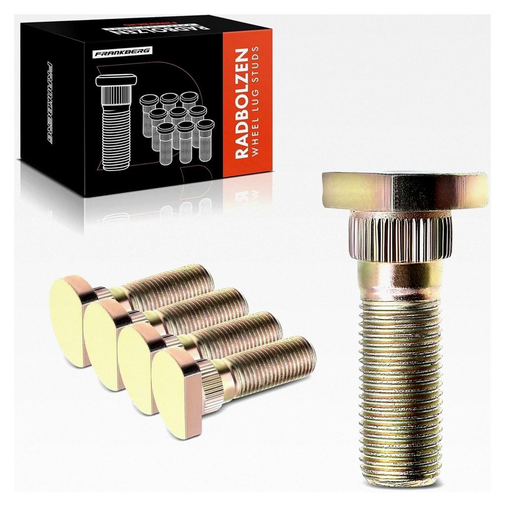 5x Radbolzen Radschraube Hinten Kompatibel mit verschiedenen Fahrzeugmodellen 1990-Heute