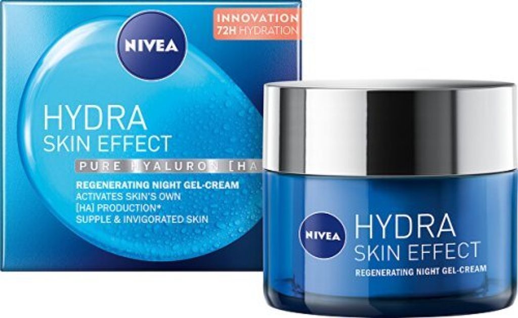 Nivea Hydra Skin Effekt Nachtcreme mit intensiver Produktbild 