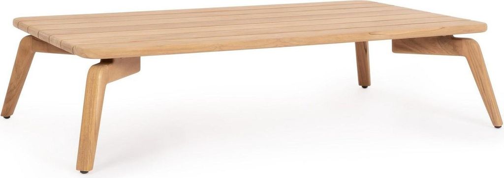 Couchtisch Tamires 120 x 70 x 30 cm Teakholz Natur