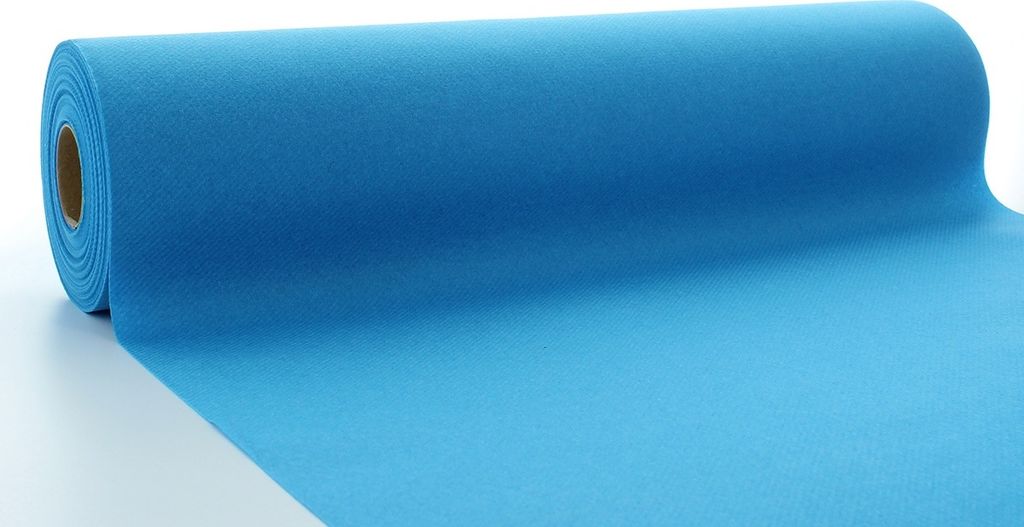 Sovie HORECA Tischläufer Aquablau aus Linclass Airlaid 40 cm x 24 m, 1 Stück