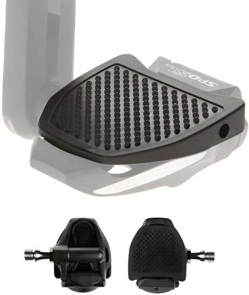 Plaque adaptatrice pour pédales automatiques de vélo de course
