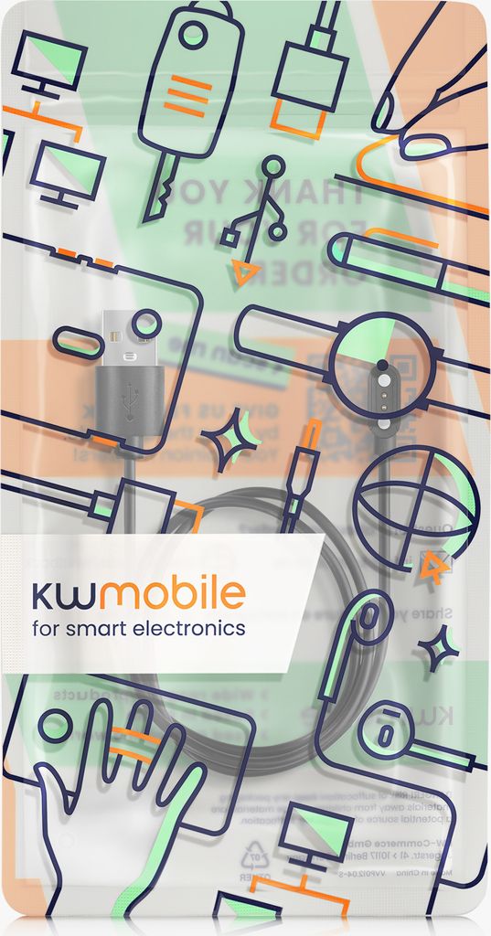 kwmobile USB Kabel Charger kompatibel mit Blackview X1 Produktbild 7
