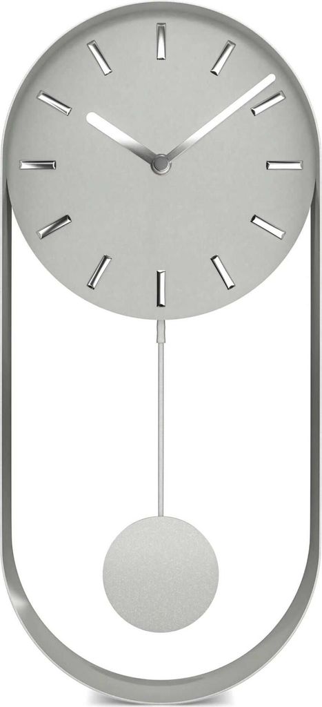 Mebus 12912 grau Quarz Pendeluhr Produktbild 