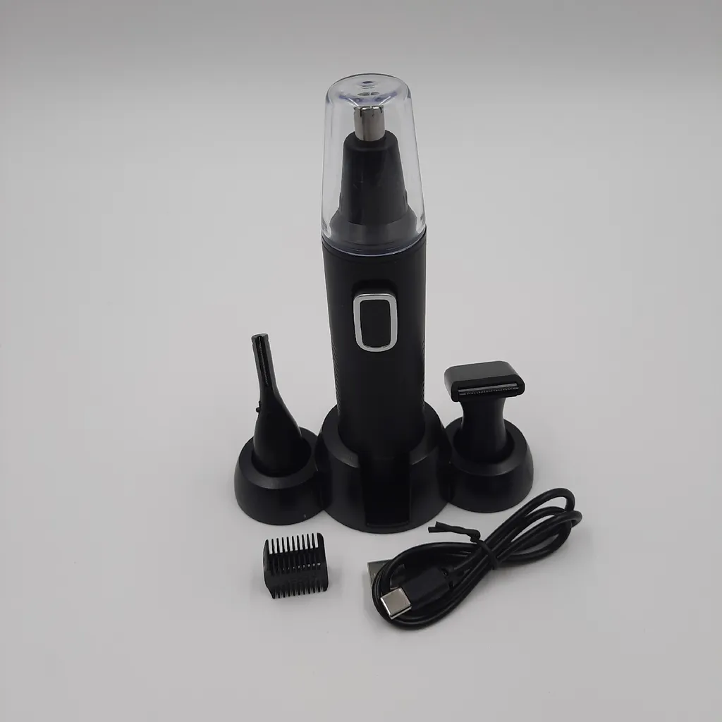 Tondeuse pour poils de nez et oreilles 3 en 1 idéale pour le voyage