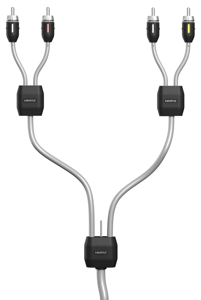 Câble RCA Hertz HMLC4 3 avec blindage anti-parasite pour milieu marin