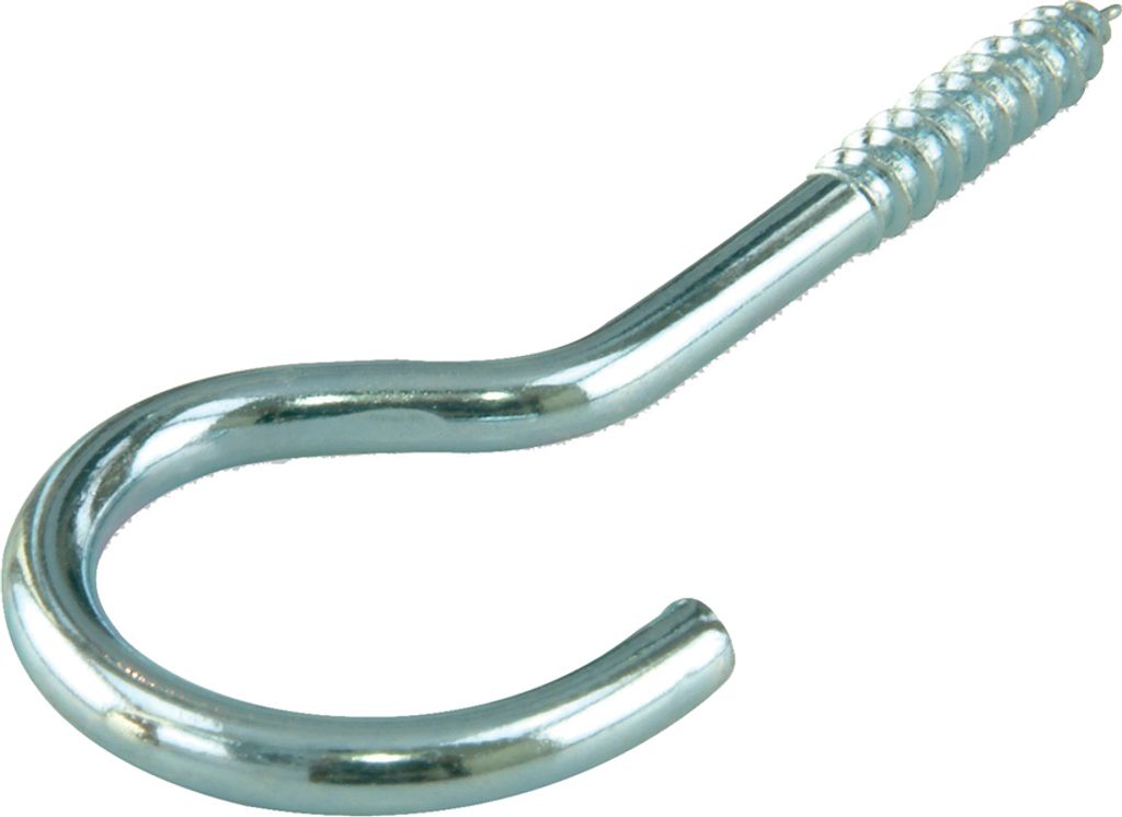 suki. Schraubhaken gebogen 40 x 3,0 mm verzinkt 25 Stück Produktbild 