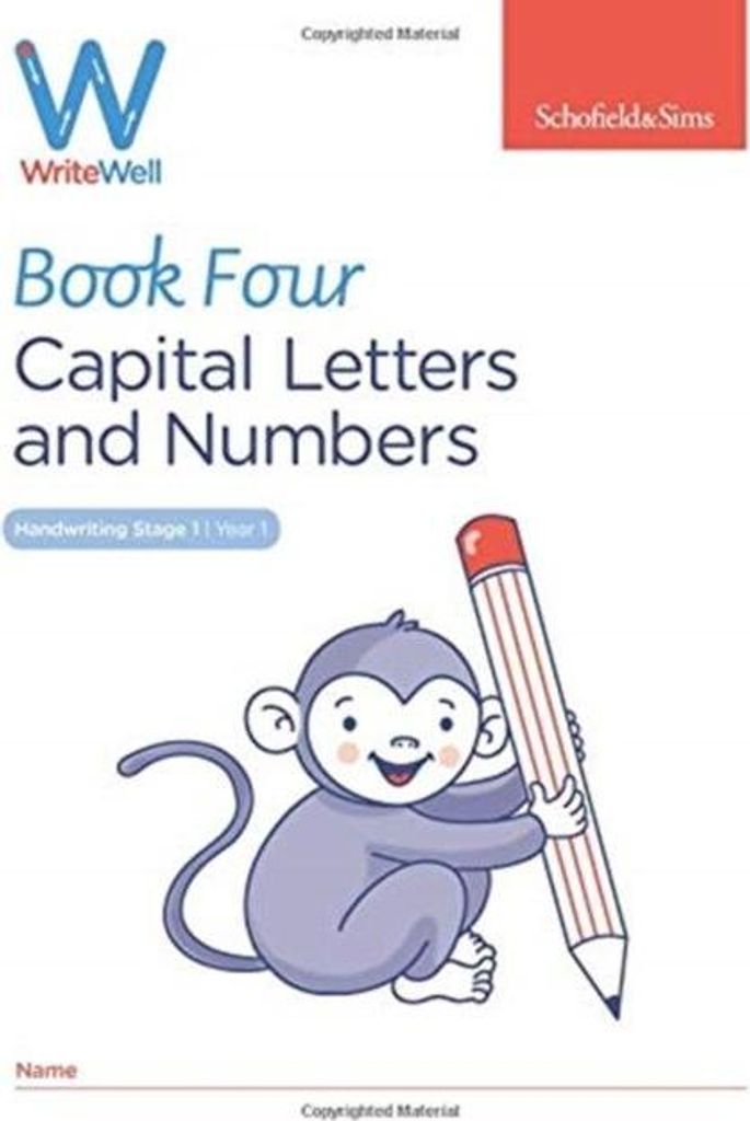 WriteWell 4: Capital Letters and Numbers, Year 1, Ages 5-6