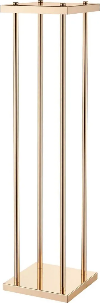 Décoration de Mariage : 10 Colonnes Dorées de 80 cm pour Allée de Fleurs