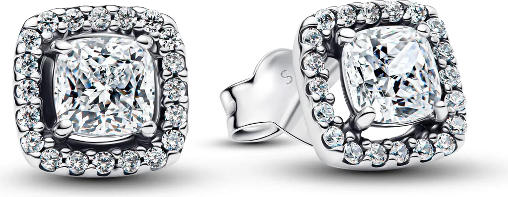 Clous d'oreilles Argent et Zirconium Pandora Timeless pour Femme Chic