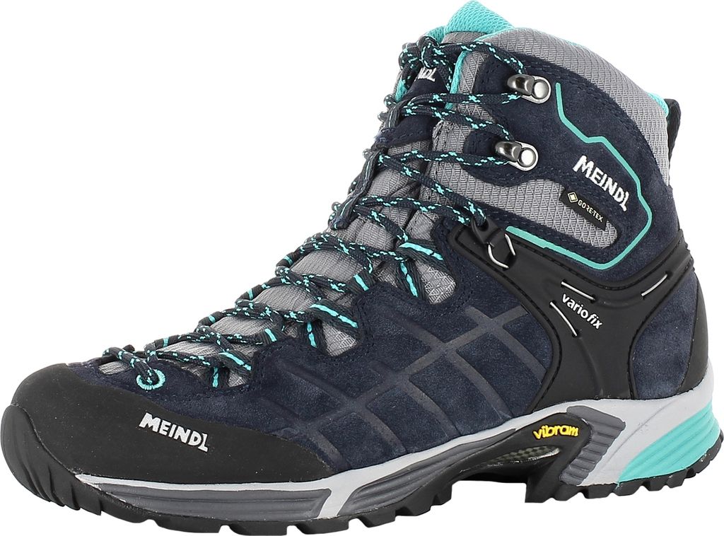 Meindl Kapstadt Lady GTX marine/türkis Wanderschuhe UK 9 - Produktbild 