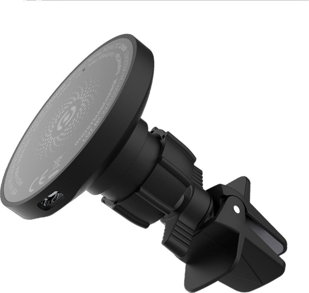 Celly GHOSTMAGCHARGE Handy-Halterung Schwarz Aluminium