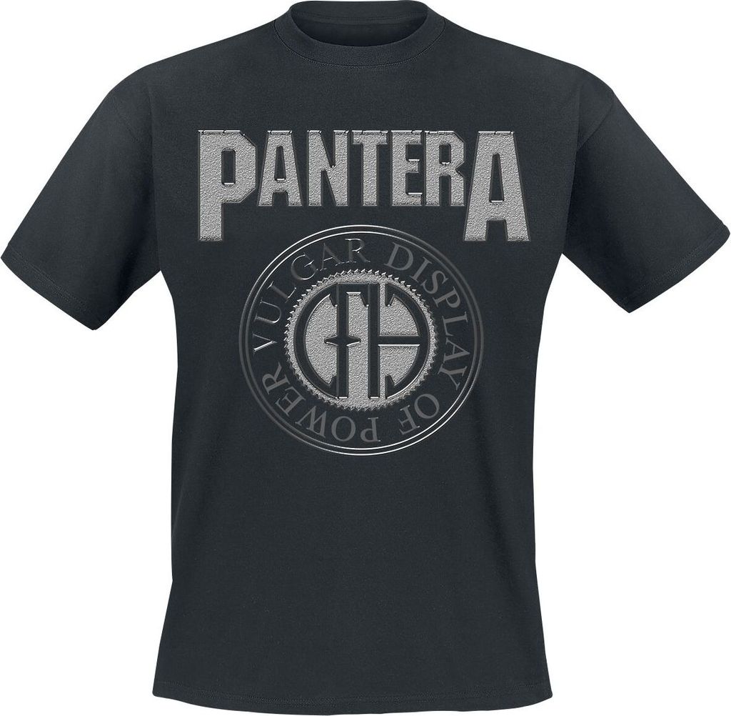 Pantera T-Shirt Herren Vulgar Display Of Power Circle schwarz XXL