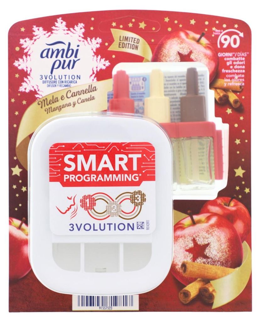 Ambi Pur 3volution Appliance Air Freshener Replacement Apple Cinnamon 20ml