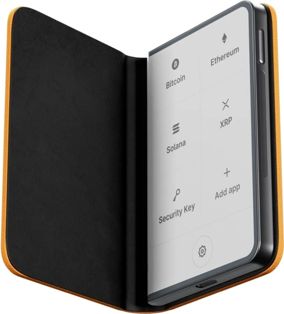 Coque Ledger Stax™ Magnetic Shell BTC Orange avec fixation aimantée - 3