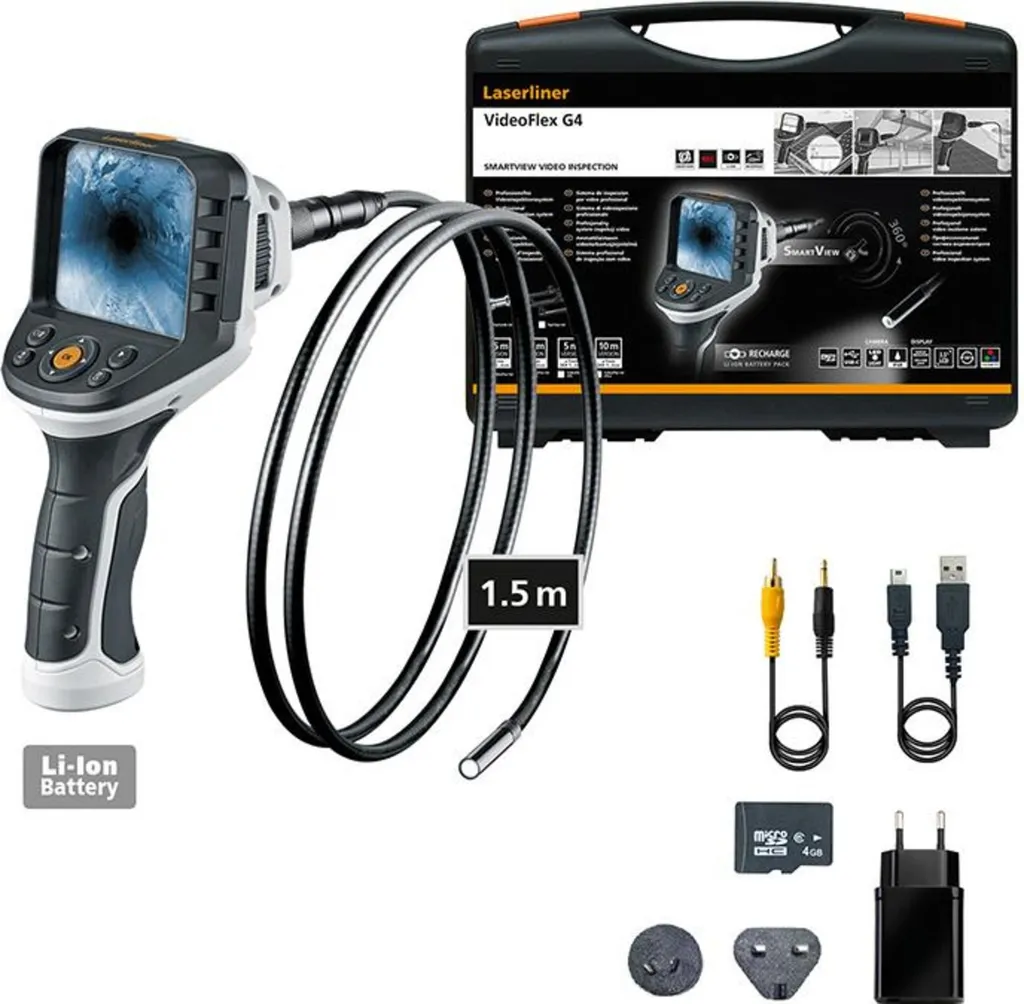 Caméra d'inspection VideoFlex G4 pour localiser les fuites