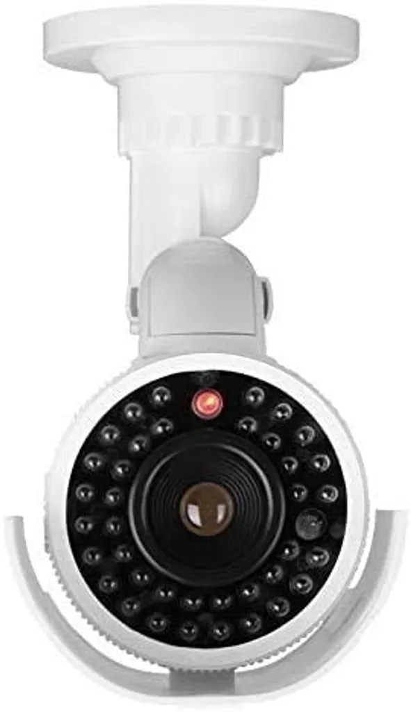 Caméra Factice Orientable Boîtier Étanche, LED Rouge, Fixation Murale - 4