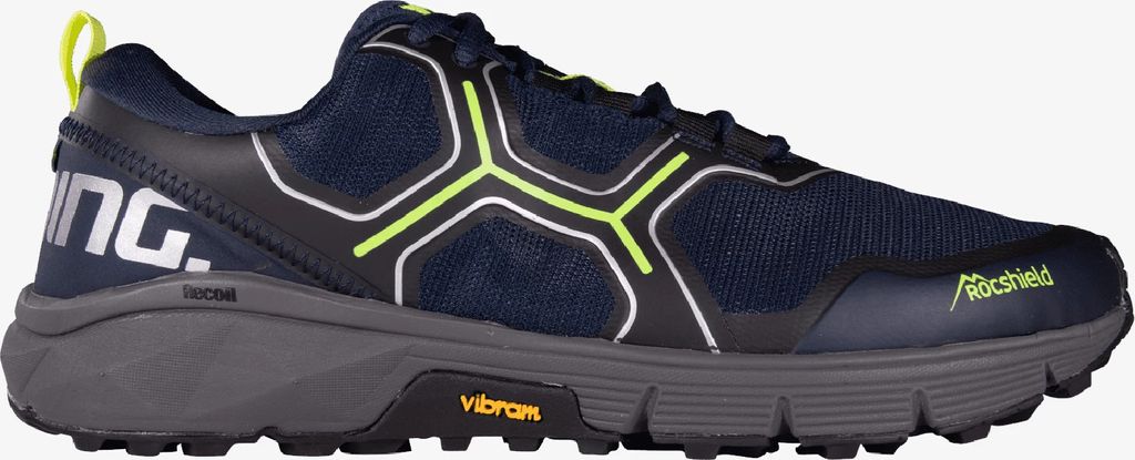 Salming Recoil Trail Outdoor Laufschuhe Sportschuhe blau/gelb/silber 1282096-0319, Schuhgröße:46 2/3 EU