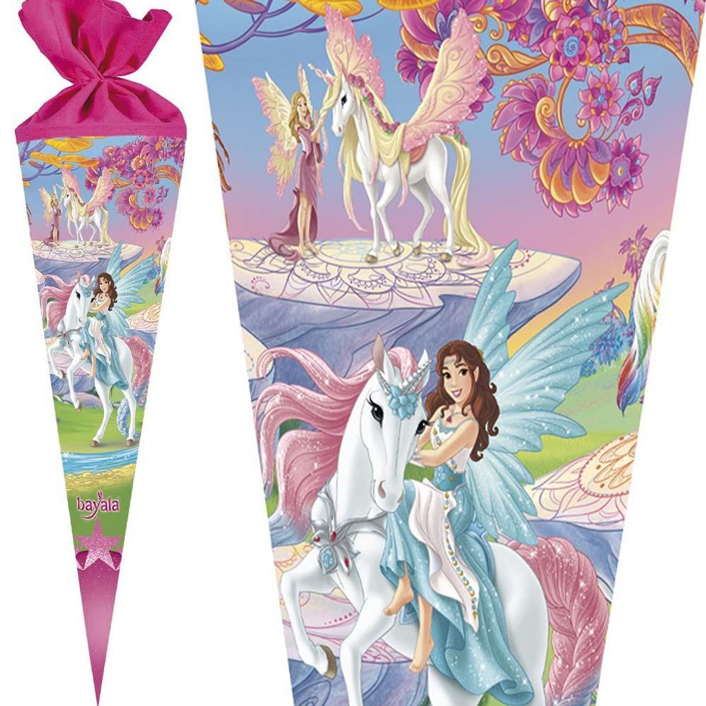 Nestler Schultüte Einhorn Unicorn 70 cm mit / ohne Produktbild 
