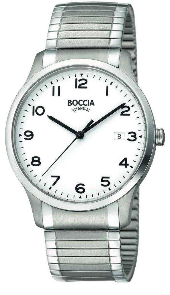 Zegarek męski Boccia 3616-01 Titanium z paskiem do noszenia Zdjęcie produktu 