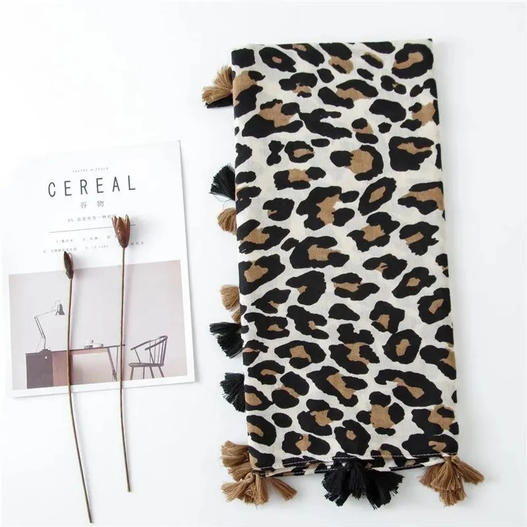 Sciarpa Isabela Verde Leopardata KP33903 - Urban Style e Calore - 4