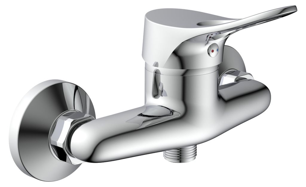 eisl Duscharmatur VERONA, Wasserhahn Bad, Mischbatterie Dusche in Chrom