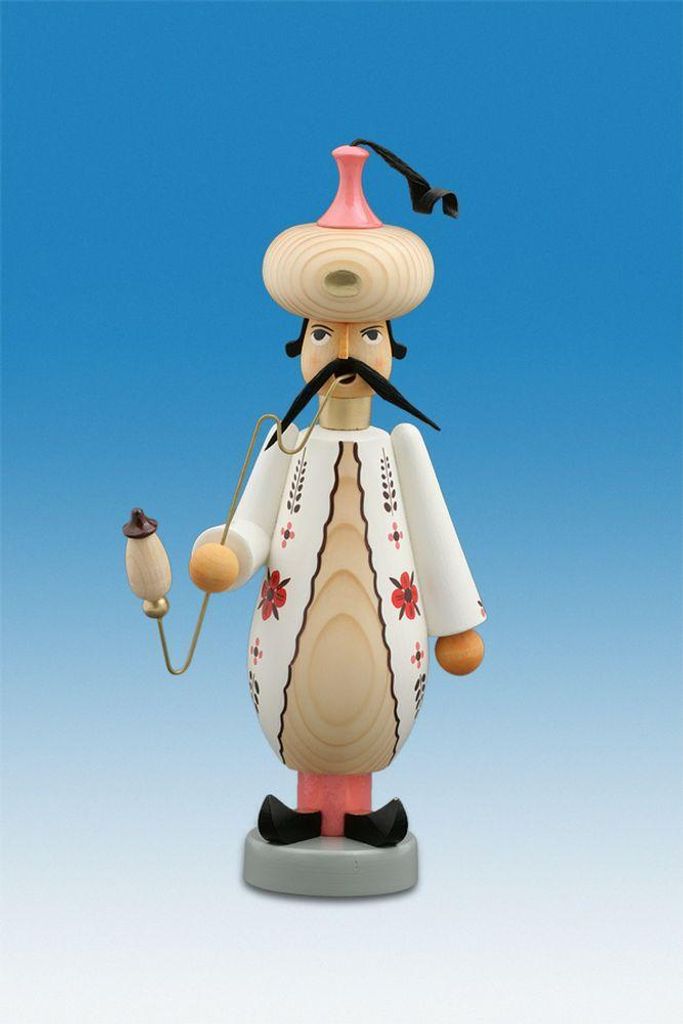 Räucherfigur Türke Weiß Höhe 23cm NEU