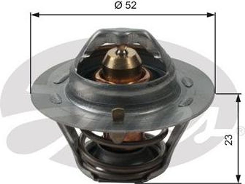 GATES TH14088G1 Thermostat, Kühlmittel OE MD997310 kompatibel mit Liteace, Freelander, Transit, Voyager, Le Baron