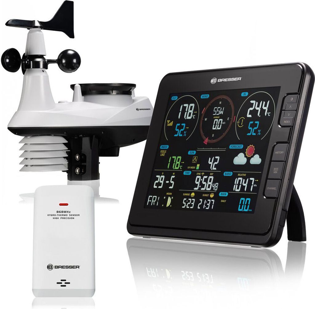 Bresser Wetterstation Profi W-Lan Center 7in1 Produktbild 