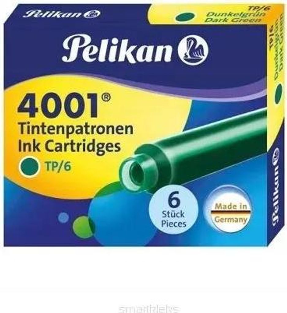 Pelikan® 300087 Cartuccia d'inchiostro 4001® TP/6 - verde Immagine del prodotto 