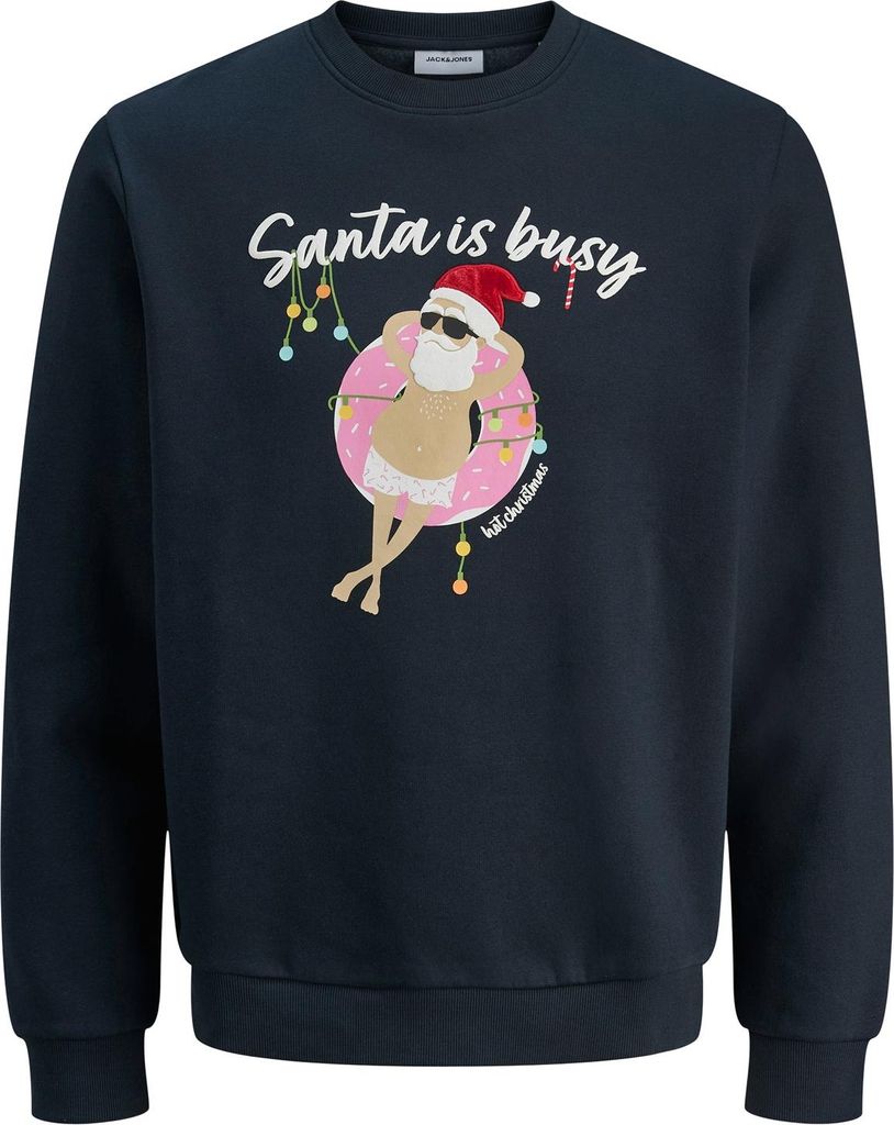 JACK & JONES Herren Sweatshirt Christmas Sweat Crew Neck Xmas