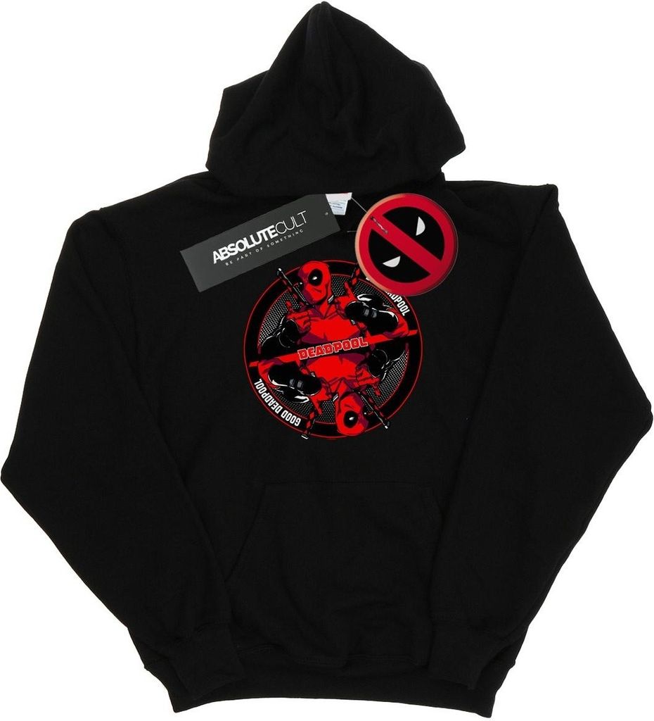Marvel - "Good Bad" Kapuzenpullover für Damen BI6797 (M) (Schwarz)