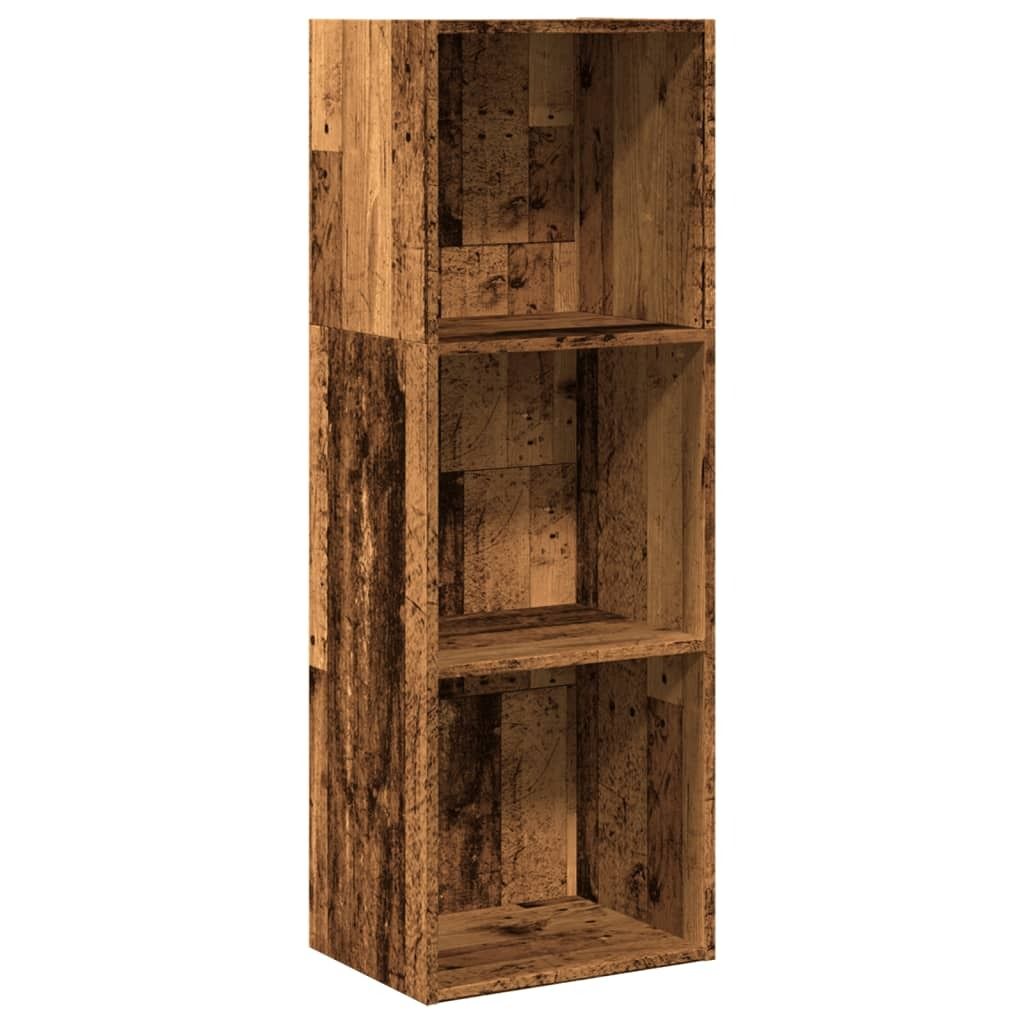 vidaXL Bücherregal Altholz-Optik 40x30x114 cm Holzwerkstoff