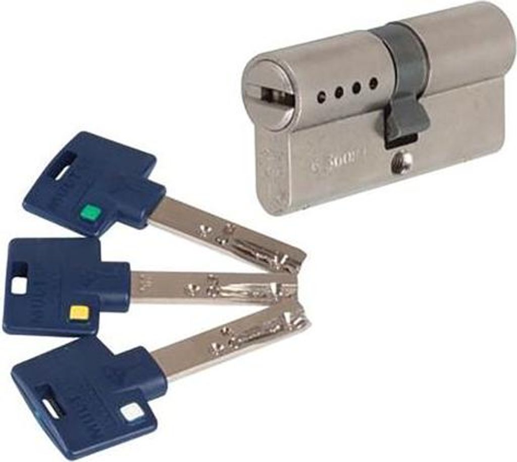 Zylinder MTL600 262S+ 71 31-40 NM PAN MULTLOCK 3 Schlüssel PVC blau B.R - EUM6P3140XX3PBLVR