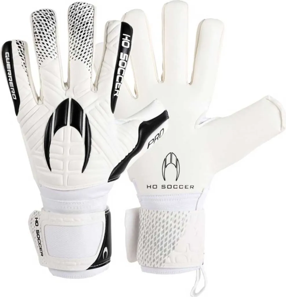 Gants de gardien de but avec grip pro Ho Soccer Guerrero Pro Blanc