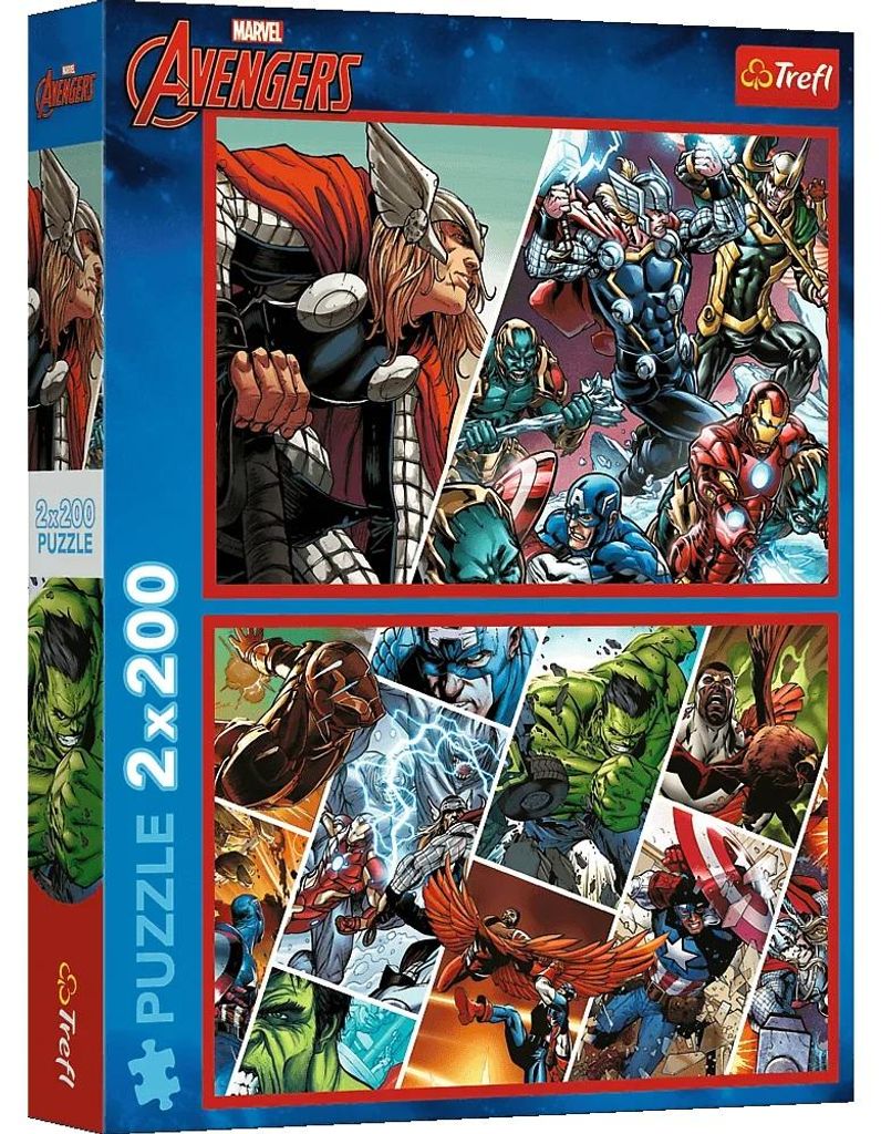 Trefl - Puzzle 2x200 Avengers - 200 dielov