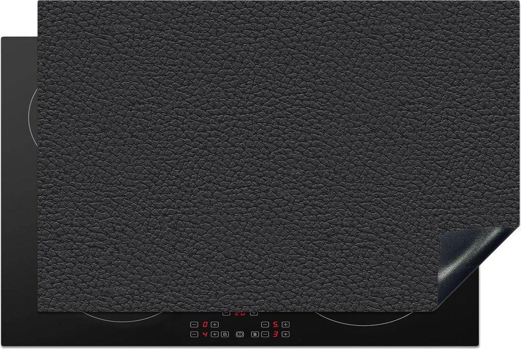 KitchenYeah Herdabdeckplatte Leder - Textur - Tierhaut , 80x52cm, Küche Deko, Glaskeramikfeld Herdabdeckung, Abdeckplatte fùr Kochfeld