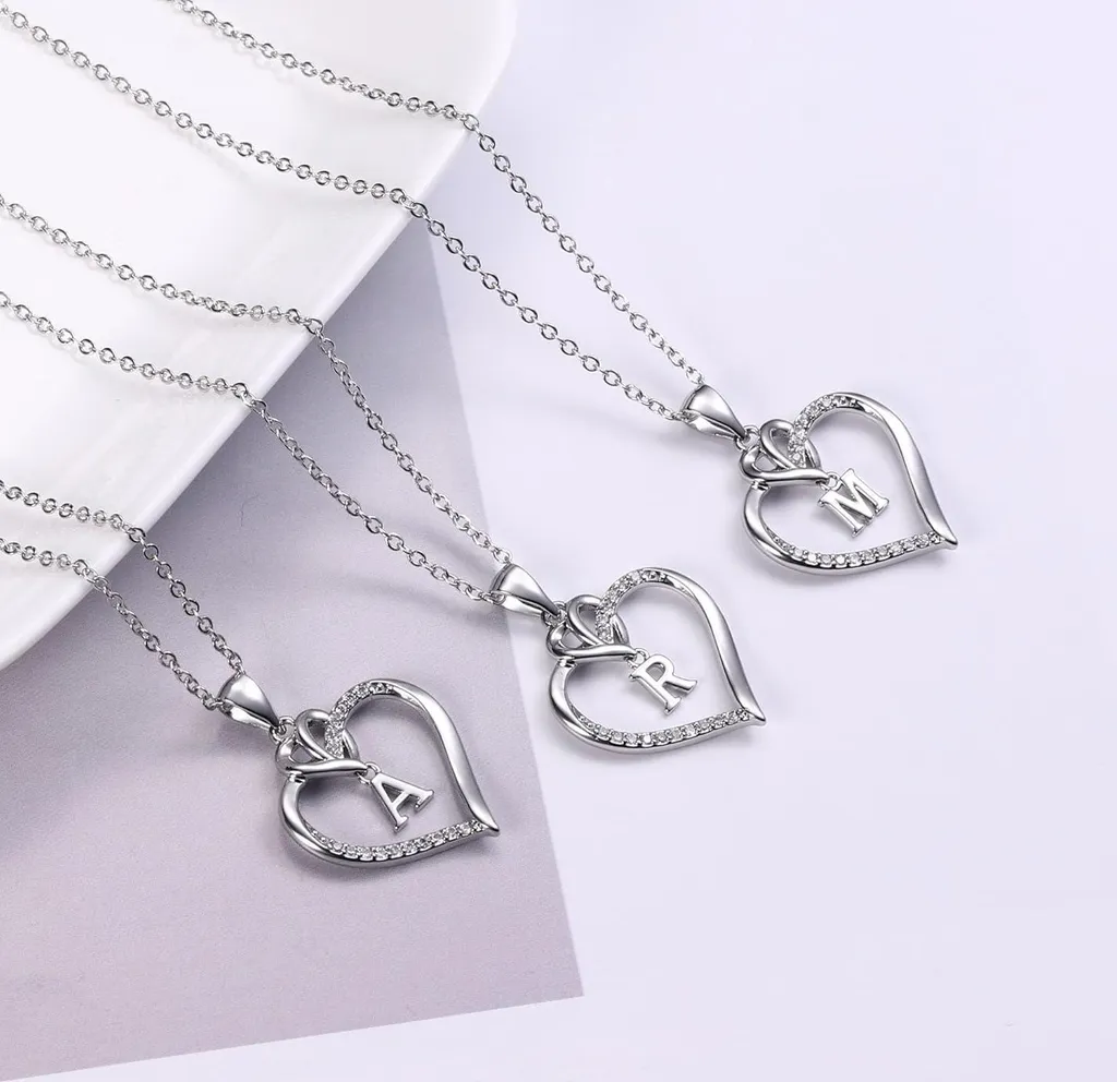 Collana Iniziale Cuore TINGN Oro 14K - Gioiello Minimal per Lei - 7