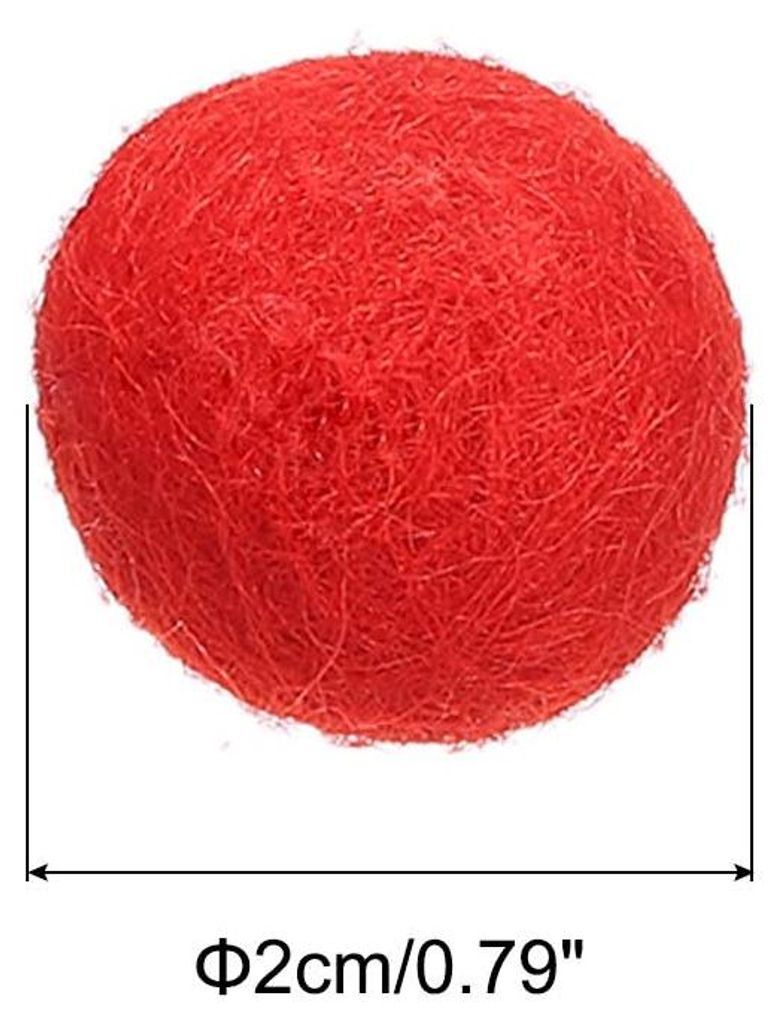10 Stš¹ck Filzkugeln Bunt Wollfilz Perlen Set, 2cm Wollfilzkugeln Bunt Filz Pom Poms zum Basteln Filzb?lle fš¹r DIY Kreative Handgefertigt Deko...