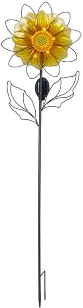 Pflanzenstecker mit Solar LED - Blume - ca. 30 x 15 x 122 cm - 1 Stück