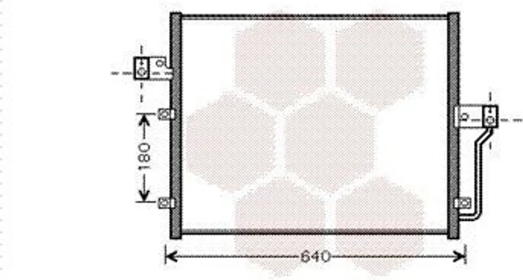 Radiateur de climatisation pour SSANGYONG Kyron SUV - Modèle 81005082 AC