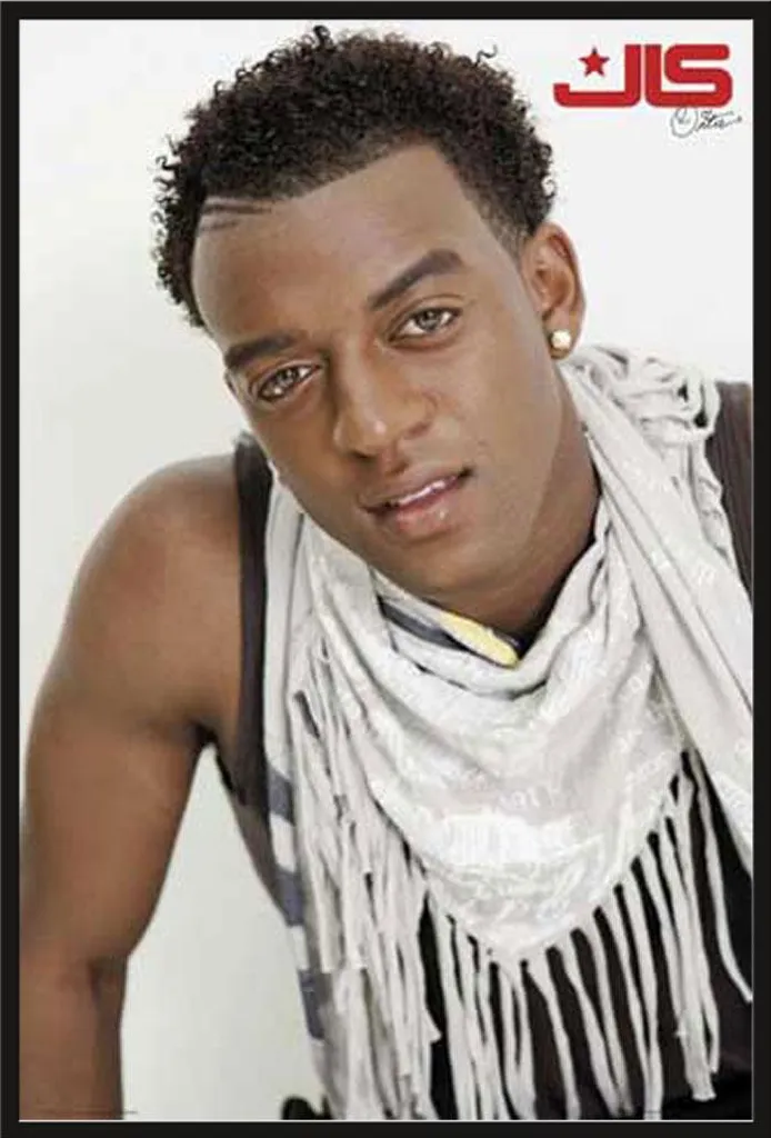 Poster Oritse JLS Cadre Noir Shinsuke Incassable Vitre Acrylique