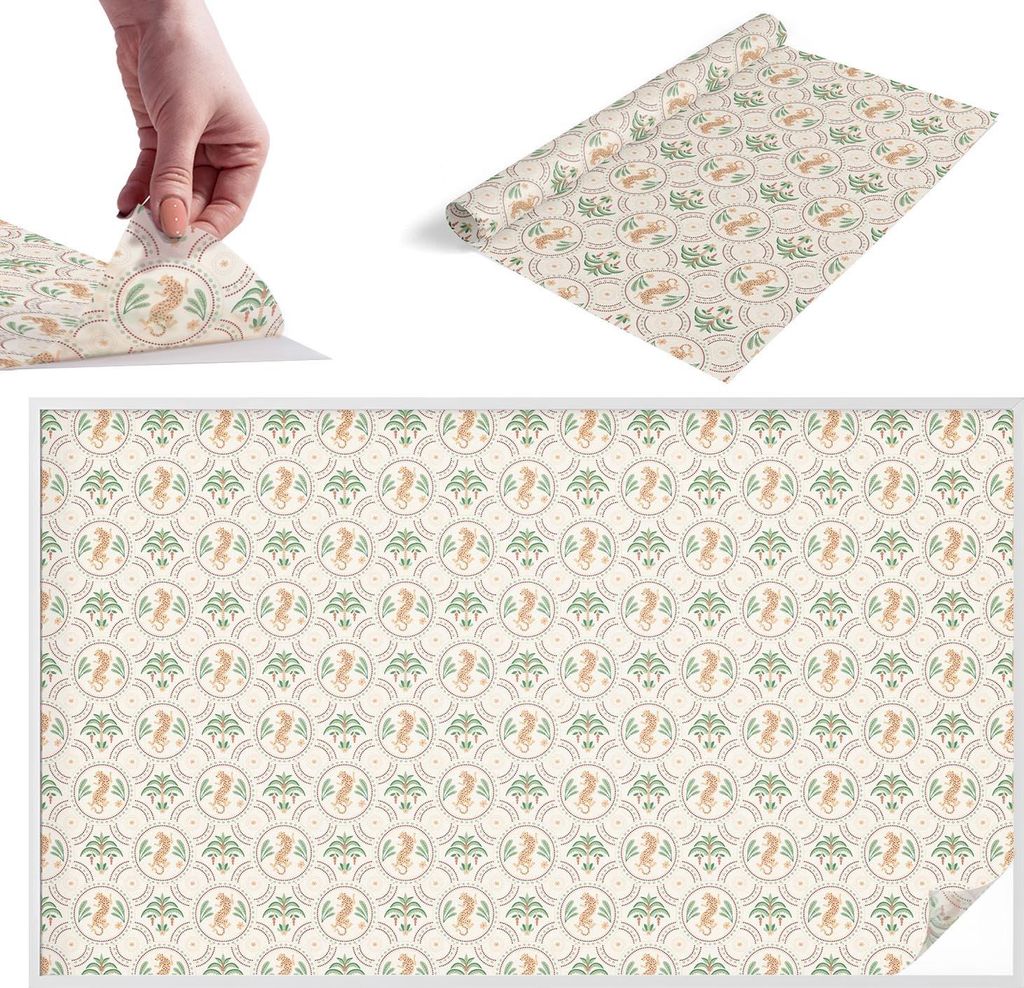 Buntglasfolie für Fenster – 116x200 cm – Stained-Glass-Fensterfolie, dekorativ & blickdicht – Selbstklebende Glasdekorfolie im Buntglas-Desi...