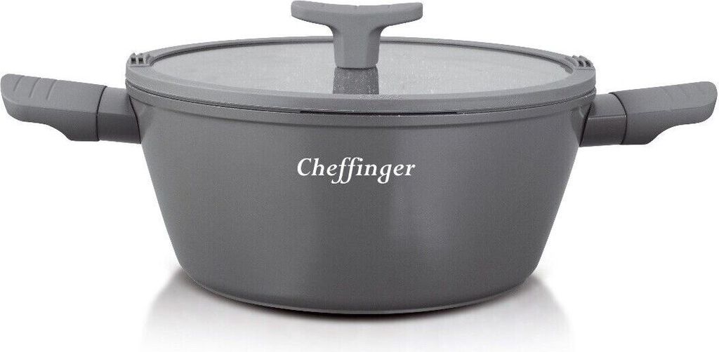 Kochtopf mit Sieb und Ausgießer - 28cm Produktbild 