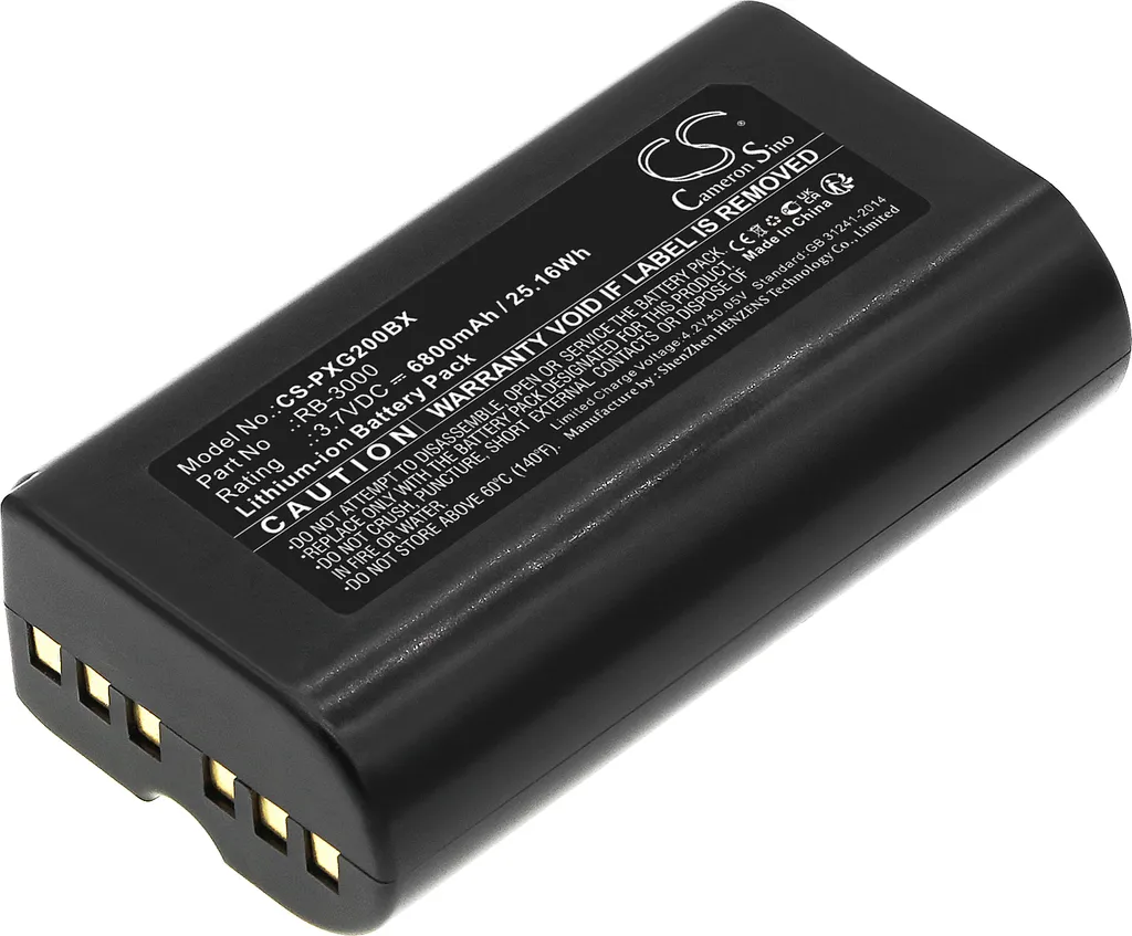 Batterie TECHTEK compatible Posiflex PG-200 remplace le modèle RB-3000