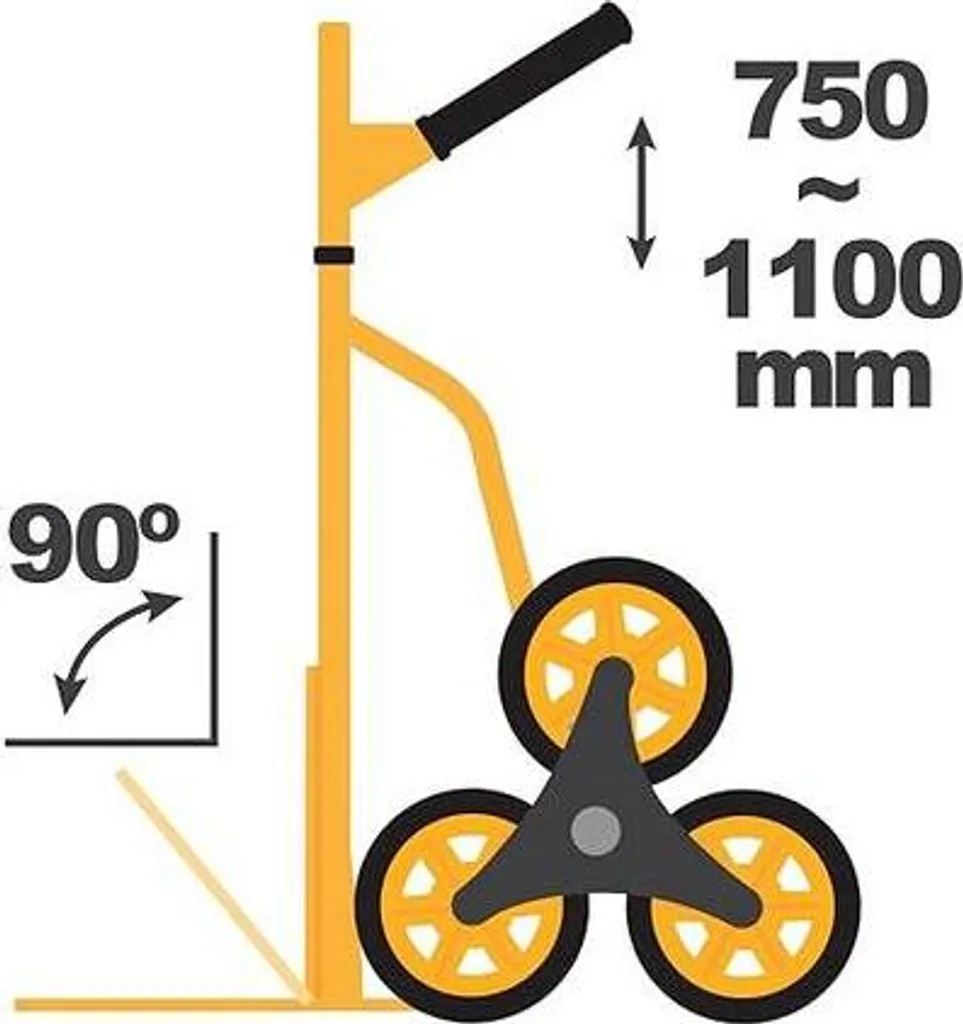 Évitez le mal de dos avec le diable pliable VITO 150kg multi-roues - 5