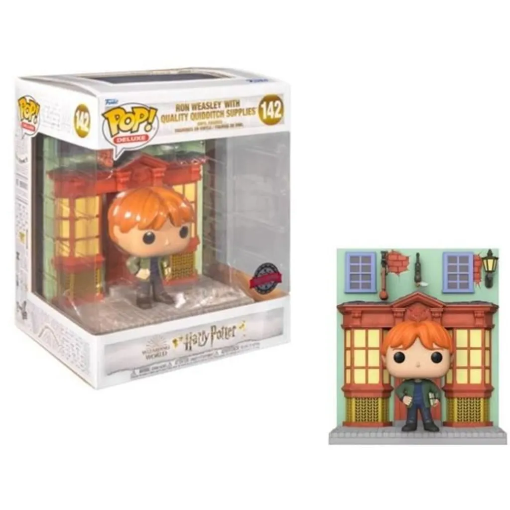 Funko Pop Deluxe Harry Potter : Boutique Quidditch avec Ron Weasley n°91