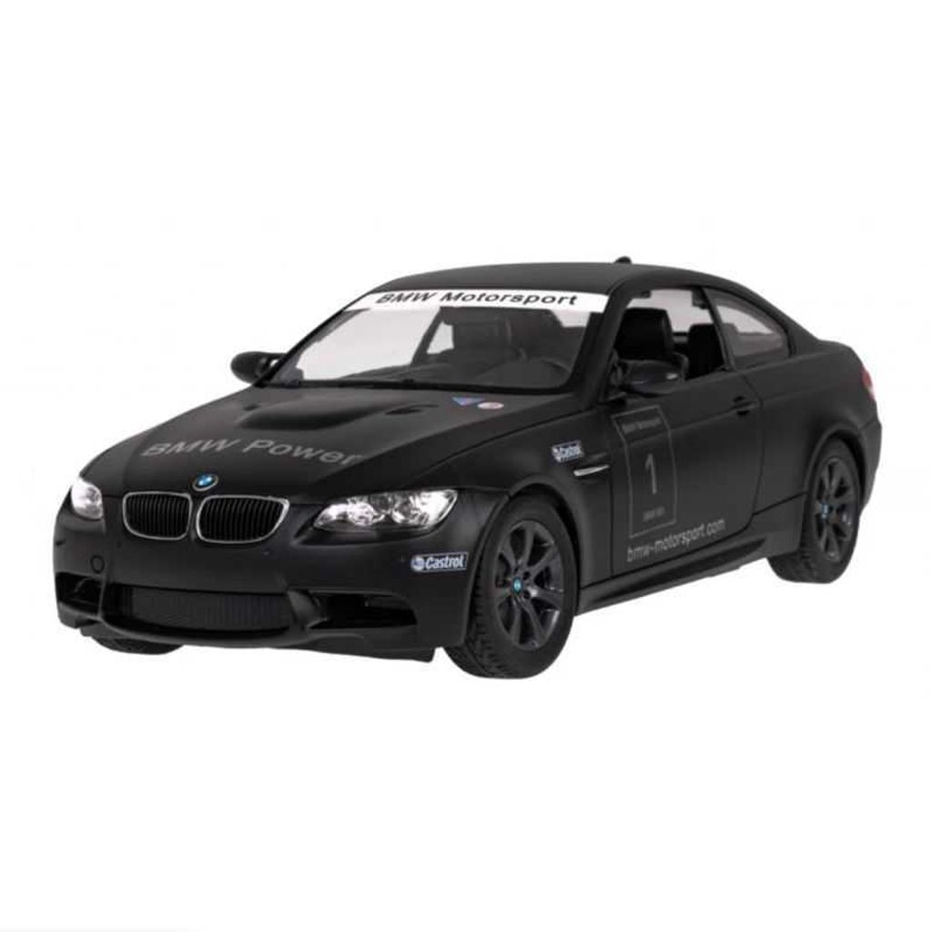 Auto BMW M3 na diaľkové ovládanie 1:14 RASTAR, čierne Obrázok produktu 