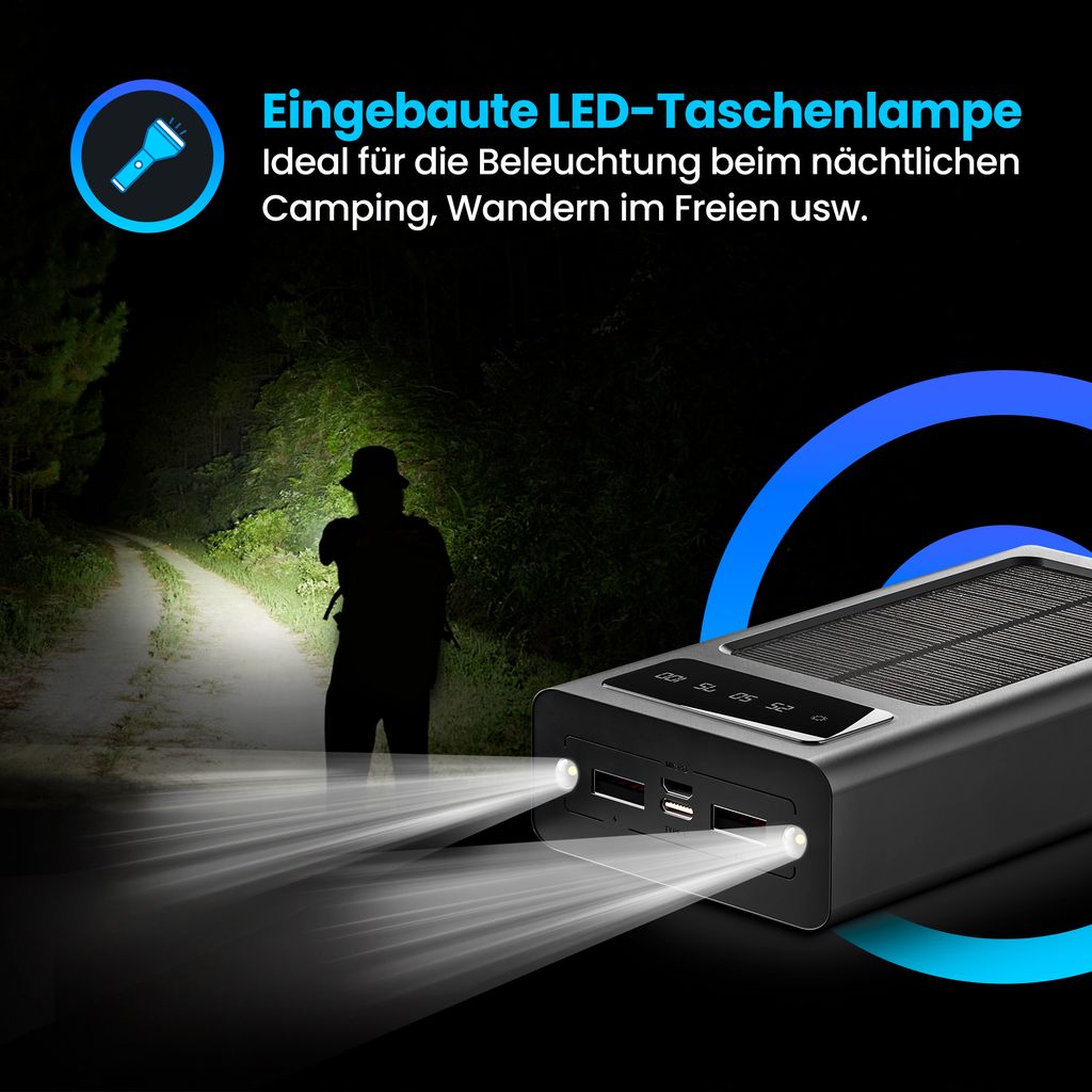 Extralink EPB-092 20000mAh Černá | Power banka | Solární Obrázek produktu 15
