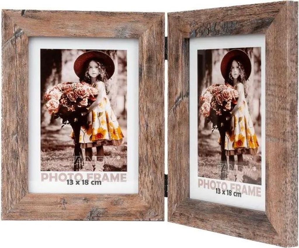 Fotorámeček Narvik 13x18/2 3 hnědý Obrázek produktu 